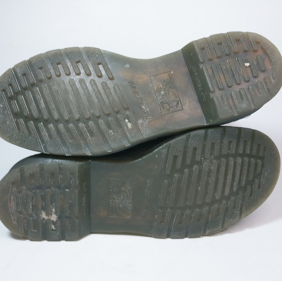 Womens Dr Martens Industrial Steel Toe Slip Resistant Boots Maple Zip Size 9L - Picture 9 of 11